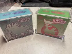 Pokemon Scarlet & Violet Temporal Forces ETB Set Iron Leaves & Walking Wake - Image 1