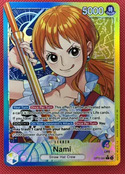 Nami (OP11-041) (Alternate Art) - A Fist of Divine Speed (OP11) - One Piece - Image 1