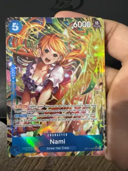 One Piece TCG Alt Art Nami OP11-054 A Fist Of Divine Speed One Piece Trading - Image 1