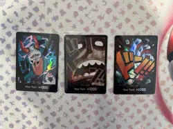One Piece TCG Lot of 3 Rare Foil ENG DON Cards! Yamato, Usopp, Eustass Kid - Image 1