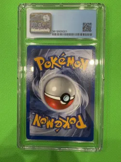 SWIRL 💫Pikachu Pop Series 5 12/17 CGC Cosmo Holo with inverted back - Image 2
