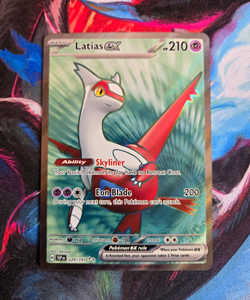 Latias ex 220/191 SV08 Surging Sparks Ultra Rare Holo Full Art English 2024 - Image 1