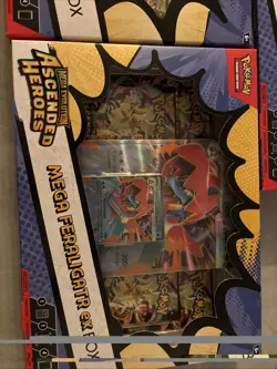 POKEMON TCG MEGA EVOLUTION ASCENDED HEROES FERALIGATR EX BOX X3 NEW & SEALED ✅🚚 - Image 2