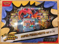 Pokemon TCG Ascended Heroes Mega Feraligatr EX Box - New & Sealed ✅ - Image 1