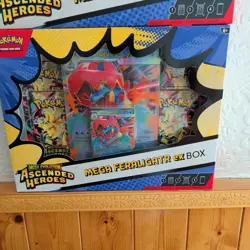 2 x Pokemon Ascended Heroes Mega Feraligatr EX Box Sealed New - Image 2