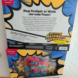 2 x Pokemon Ascended Heroes Mega Feraligatr EX Box Sealed New - Image 3