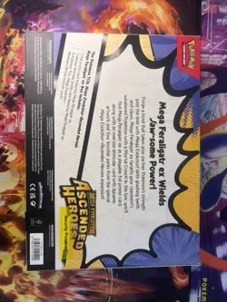 Pokemon TCG Mega Feraligatr ex Box Ascended Heroes Sealed New - Image 4