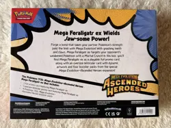 Pokemon TCG ASCENDED HEROES Mega Feraligatr EX Box New And Sealed - Image 3
