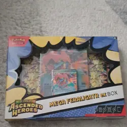 Pokemon TCG: Mega Evolution Ascended Heroes Mega Feraligatr EX Box New & Sealed - Image 1