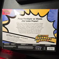 Pokemon Ascended Heroes Mega Feraligatr ex Box New SEALED - Image 2
