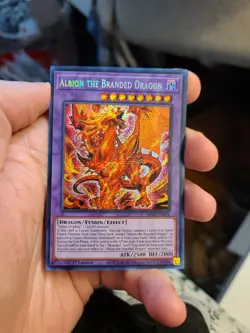 Yugioh Albion the Branded Dragon MP22-EN076 1st Prismatic Secret Rare - Image 1