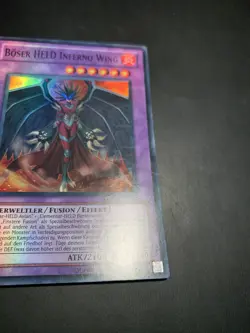 Yugioh! Boser HELD Inferno Wing Super Rare - LCGX-DE067 Unlimited - Deutsch - Image 4