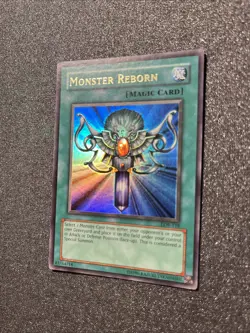 Monster Reborn LOB-118 The Legend of Blue Eyes White Dragon Unlimited NM/LP - Image 3