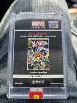 Marvel Medallion Card X-Men Panini Marvel Anthology - Image 2