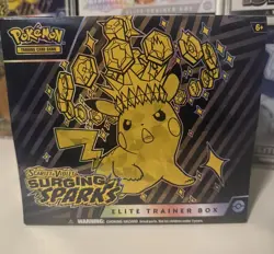 Pokemon TCG Surging Sparks Elite Trainer Box ETB New Sealed - Image 1