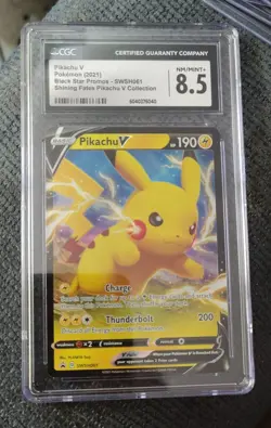 Pikachu V SWSH061 SWSH: Sword & Shield Promo Cards Holo - Image 1