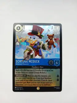Disney Lorcana Winterspell Reformed Ebenezer 152/204 Scrooge Mcduck - Foil - Image 1