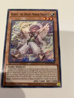 Neiroy The Dream Mirror Disciple - Mint / Near Mint Condition YUGIOH Card - Image 1