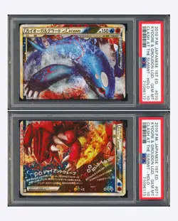 Pokemon PSA10*2 Kyorge & Groudon Legend Holo 2010 L3 1ST ED. Japanese - Image 1