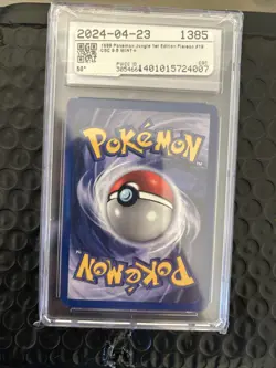 1st Edition Flareon Jungle Non-Holo Rare Card 19/64 1999 WOTC, Cgc 9.5 - Image 3