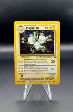 Magneton - 11/62 - Pokemon Fossil Unlimited Holo Rare Card WOTC NM - Image 1