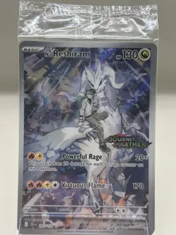 N's Reshiram - 167/159 PROMO - Journey Together - Stamped Sealed - Pokemon TCG - Image 1