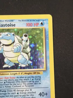 Blastoise 2/102 Base Set Holo Rare Unlimited WoTC Pokemon 1999 LP - Image 4