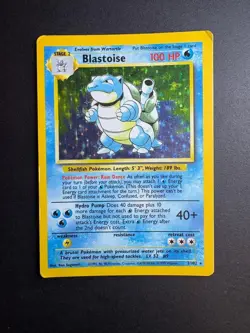 Blastoise 2/102 Holo Holo Rare Base Set Unlimited Pokemon - Image 1