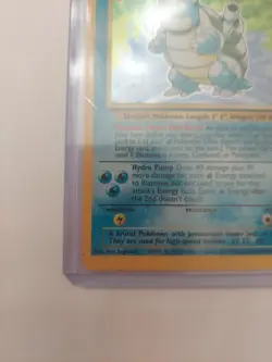 Blastoise 2/102 Base Set Unlimited Holo Rare Pokemon 1999 - Image 5