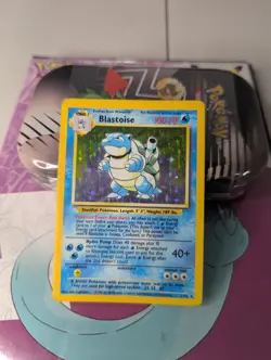 Pokemon TCG Blastoise Base Set 2/102 Holo Unlimited Holo English Rare - Image 1