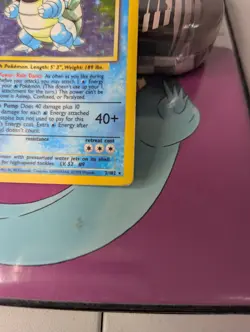 Pokemon TCG Blastoise Base Set 2/102 Holo Unlimited Holo English Rare - Image 2