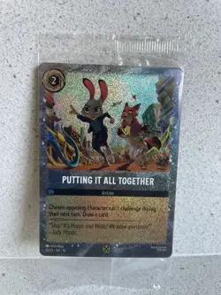 Disney Lorcana TCG Zootropolis Zootopia 2 Putting It All Together SEALED PROMO - Image 1