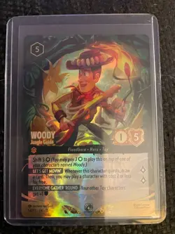 Woody - Jungle Guide (Set Champs Top 8) Disney Lorcana Promo Cards Holo - Image 1