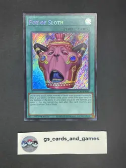 Pot of Sloth CORI-EN061 Secret Rare 1st Ed - Chaos Origins English - YuGiOh TCG - Image 2