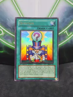 Yugioh Question PGD-104 Ultra Rare 1st Edition NM - Image 1