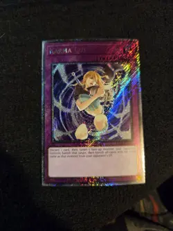 Yugioh - Karma Cut Platinum Secret Rare RA04-EN128, Near Mint, 1st Edition - Image 1