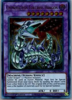 Chimeratech Fortress Dragon GFP2-EN123 Yu-Gi-Oh 1st Edition LP - Image 1