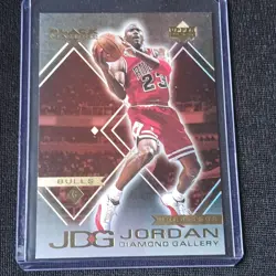Upper Deck 2000 Jordan Diamond Gallery DG6 Michael Jordan Bulls Card - Image 1