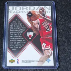 Upper Deck 2000 Jordan Diamond Gallery DG6 Michael Jordan Bulls Card - Image 2