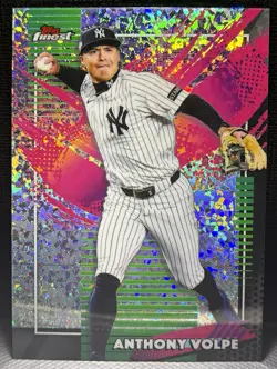Topps Finest 2026 Anthony Volpe Rare Mini Diamond #233 Yankees MLB - Image 1