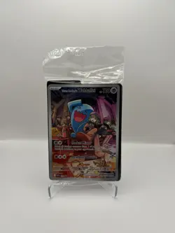 Pokemon Team Rockets Wobbuffet SVP 203 Promo Card, Sealed Destined Rivals ETB - Image 1