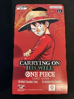 One Piece OP-13 CARRYING ON HIS WILL Sleeved Booster Pack - Heavy - 38g - Image 3