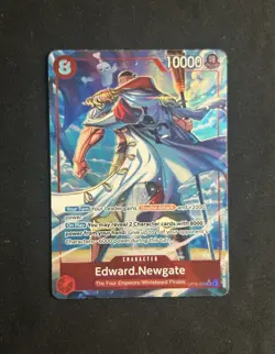 Edward Newgate (Alternate Art) OP16-003 One Piece The Time of Battle English - Image 1