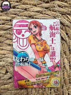 One Piece CCG AR Carddass Nami No.01-06 2011 Japan Bandai Rare Holo Card - Image 1
