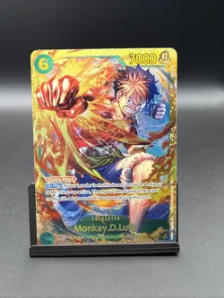 Monkey.D.Luffy OP13-118 SEC Foil Eng Carrying On His Will One Piece - Image 1