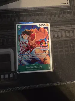 Red Bull X One Piece Double Don!! Monkey D Luffy Promo PRB02-0051 - Image 1