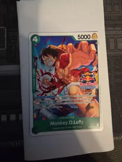 Red Bull X One Piece Double Don!! Monkey D Luffy Promo PRB02-0051 - Image 2