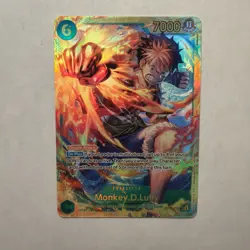 One Piece TCG Monkey D. Luffy SEC Carrying On His Will Op13-118 NM VHTF RARE - Image 2