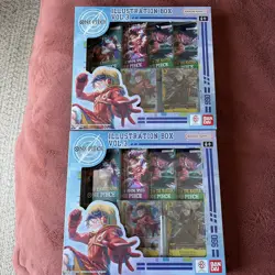 One Piece TCG Illustration Box Vol. 3 Sealed Bandai English TCG x 2 sealed boxes - Image 1