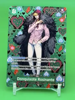 Bandai One Piece Card Game Donquixote Rosinante OP04-119 Special Foil 8000 C8 EN - Image 1